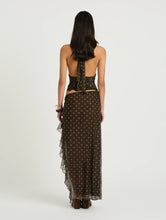 Load image into Gallery viewer, BENNI PENELOPE MAXI DRESS - ESPRESSO POLKA DOT
