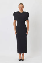 Load image into Gallery viewer, BIANCA &amp; BRIDGETT
ELIANA MIDI DRESS - BLACK
