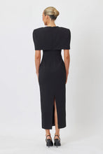 Load image into Gallery viewer, BIANCA &amp; BRIDGETT
ELIANA MIDI DRESS - BLACK
