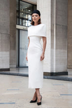 Load image into Gallery viewer, BIANCA &amp; BRIDGETT
ELIANA MIDI DRESS - WHITE
