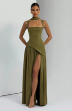 Load image into Gallery viewer, BABYBOO TULLULAH MAXI DRESS - DEEP OLIVE
