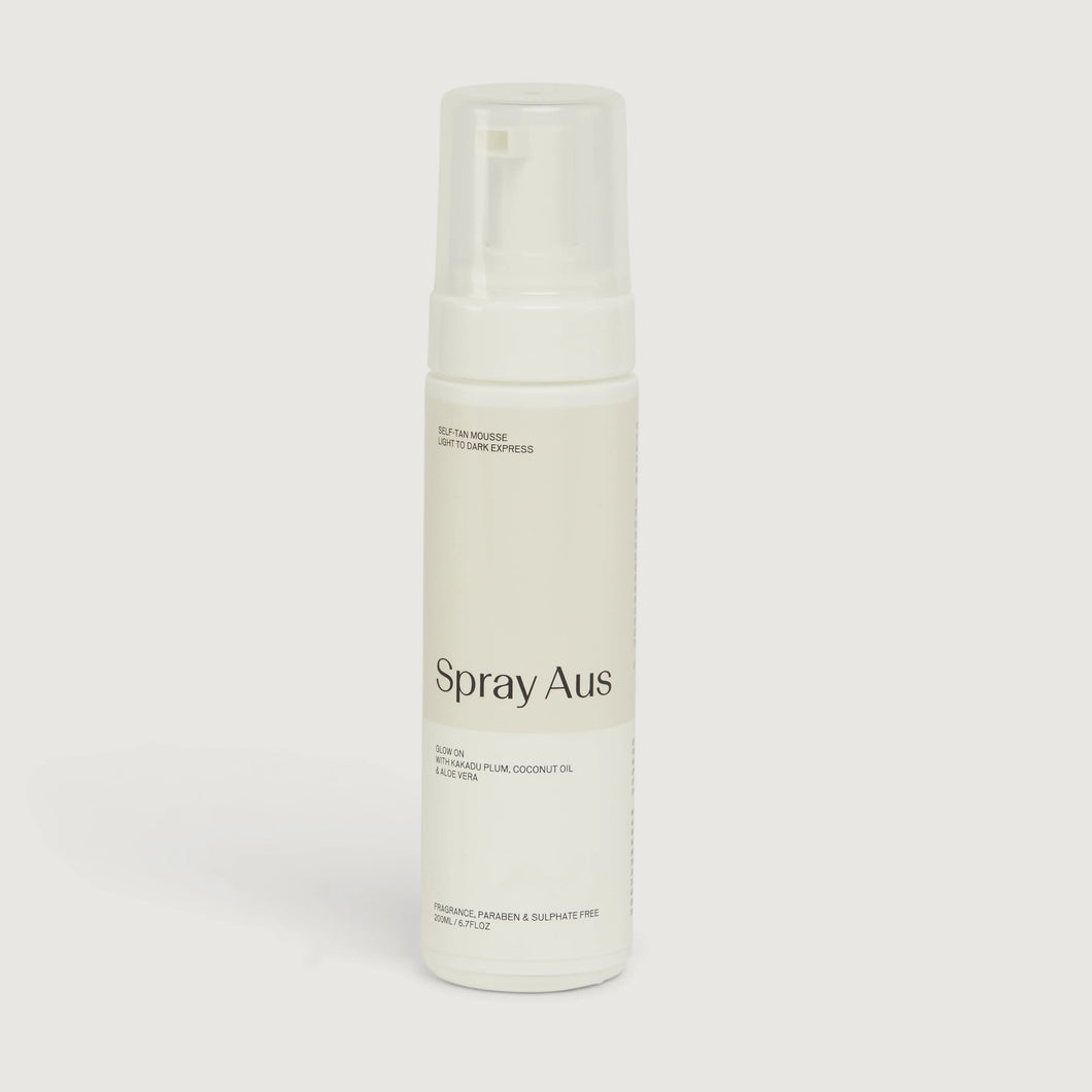 SPRAY AUS TANNING MOUSSE - LIGHT TO DARK