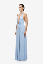 Load image into Gallery viewer, MISHA COLLECTION JENNIFER CUPRO MAXI DRESS - CORNFLOWER BLUE
