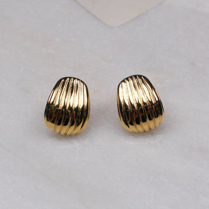 BLACK AND BLOOM MADDIE EARRINGS - 18K GOLD PLATED