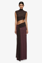 Load image into Gallery viewer, BEC + BRIDGE CONNI MAXI DRESS - 
AUBERGINE/DARK CHOC
