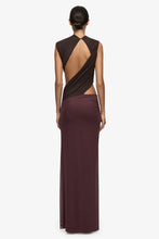 Load image into Gallery viewer, BEC + BRIDGE CONNI MAXI DRESS - 
AUBERGINE/DARK CHOC
