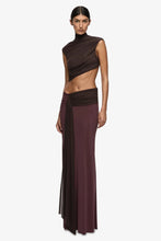 Load image into Gallery viewer, BEC + BRIDGE CONNI MAXI DRESS - 
AUBERGINE/DARK CHOC
