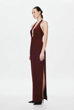 Load image into Gallery viewer, MISHA ALUSIA MAXI DRESS - PORT

