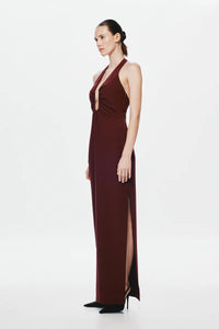MISHA ALUSIA MAXI DRESS - PORT