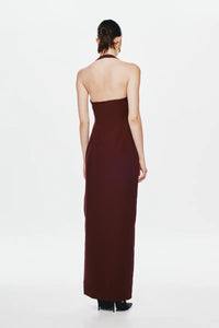 MISHA ALUSIA MAXI DRESS - PORT