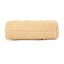 Load image into Gallery viewer, OLGA BERG QUEENIE GATHERED WOVEN CLUTCH
