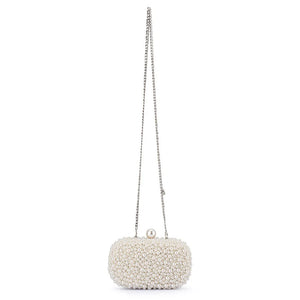 OLGA BERG VALENTINA PEARL CLUTCH