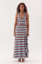 Load image into Gallery viewer, SOVERE ZUMI DRESS - ZUMI STRIPE BLUE
