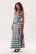 Load image into Gallery viewer, SOVERE ZUMI DRESS - ZUMI STRIPE BLUE
