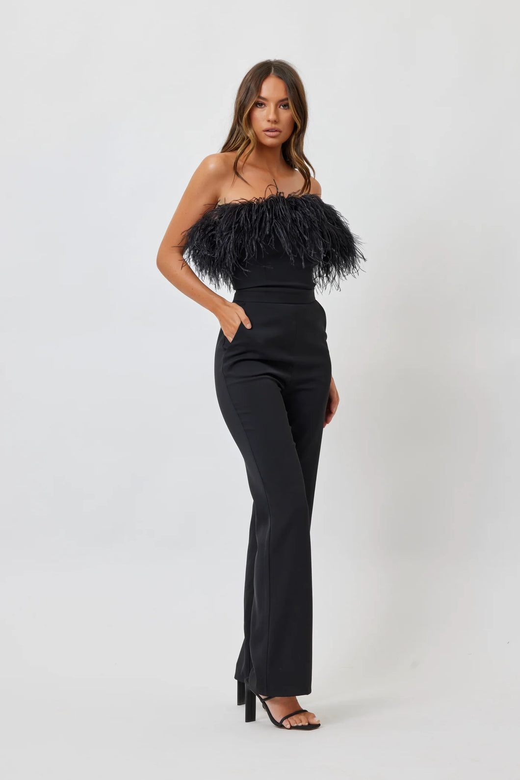 BIANCA AND BRIDGETT NICKI JUMPSUIT - BLACK