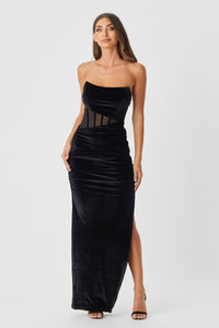 BIANCA AND BRIDGETT LENNOX DRESS - BLACK